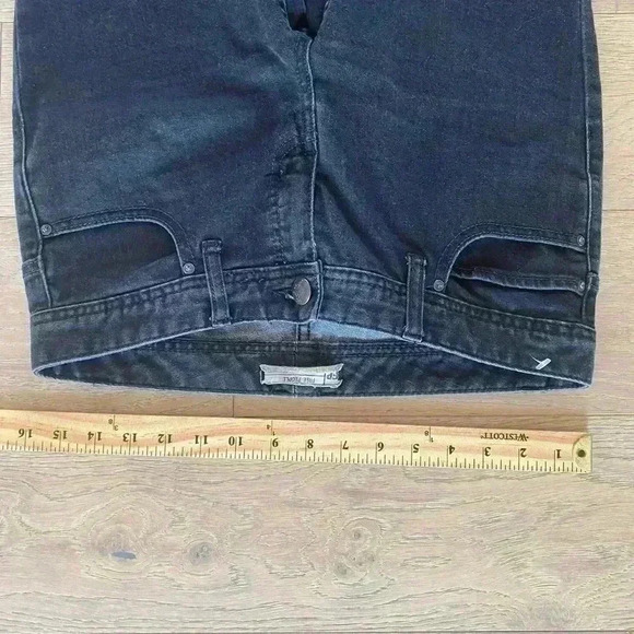 Free people distressed jeans black size 28 - Picture 4 of 7